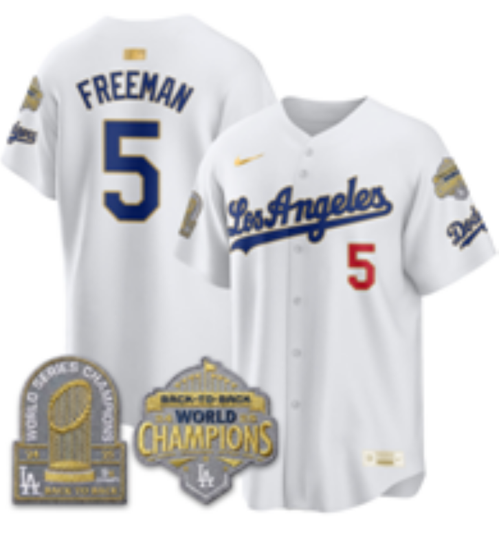 Men Los Angeles Dodgers #5 Freeman white Game 2026 Nike MLB Jersey 4014006